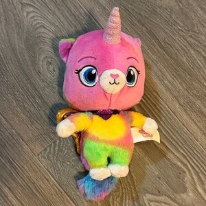 Rainbow Butterfly Unicorn Kitty Felicity Plush Toy